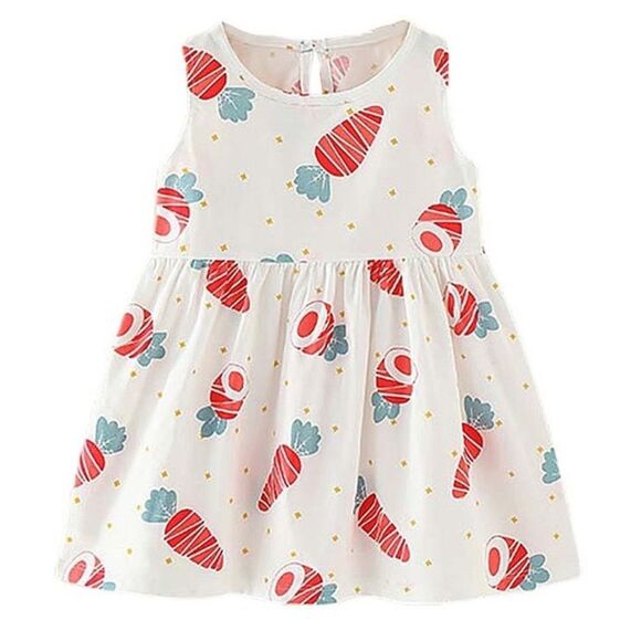NEW lightweight vegetable carrot  Dress - Picture 1 of 3